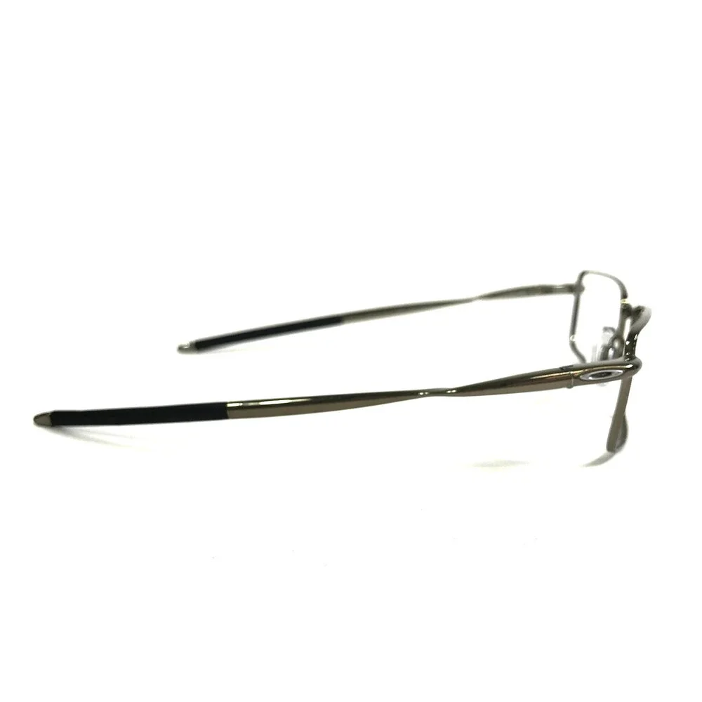 Oakley Eyeglasses Frames Kickstand 2.0 Olive Chrome Silver Rectangle 51-19-131